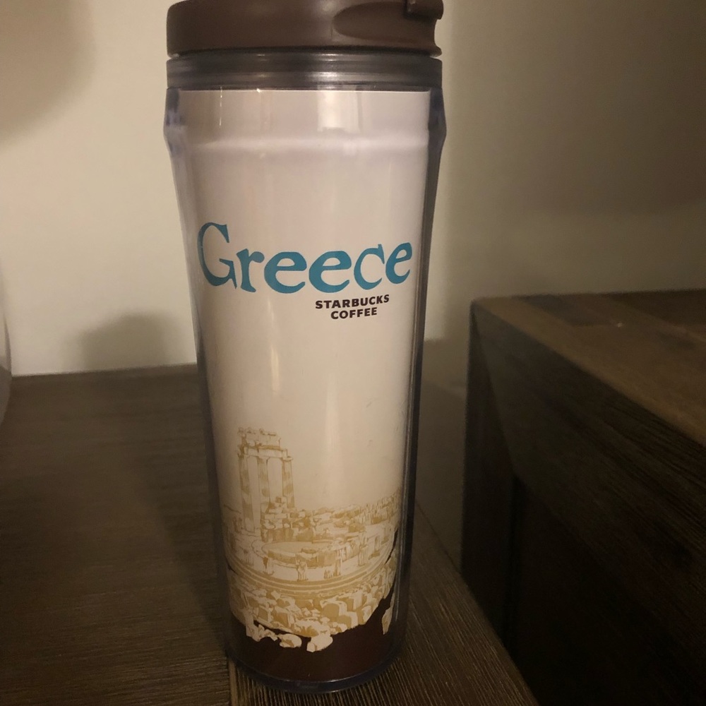 Greece Starbucks travel mug